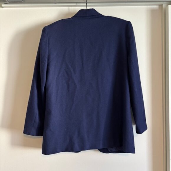 Vintage 90s Savannah Wool Blend Longer Length Jacket, Marked Size 10 - Picture 3 of 4